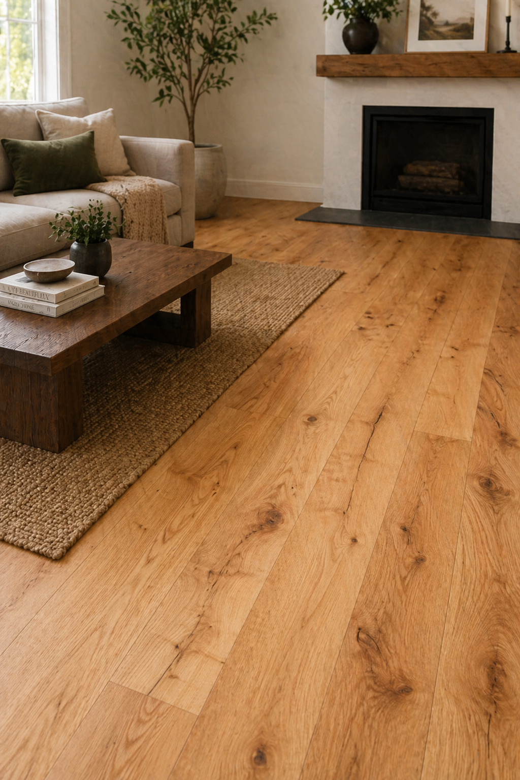 15/4 x 190mm Natural European Oak Engineered Plank - EFL2003