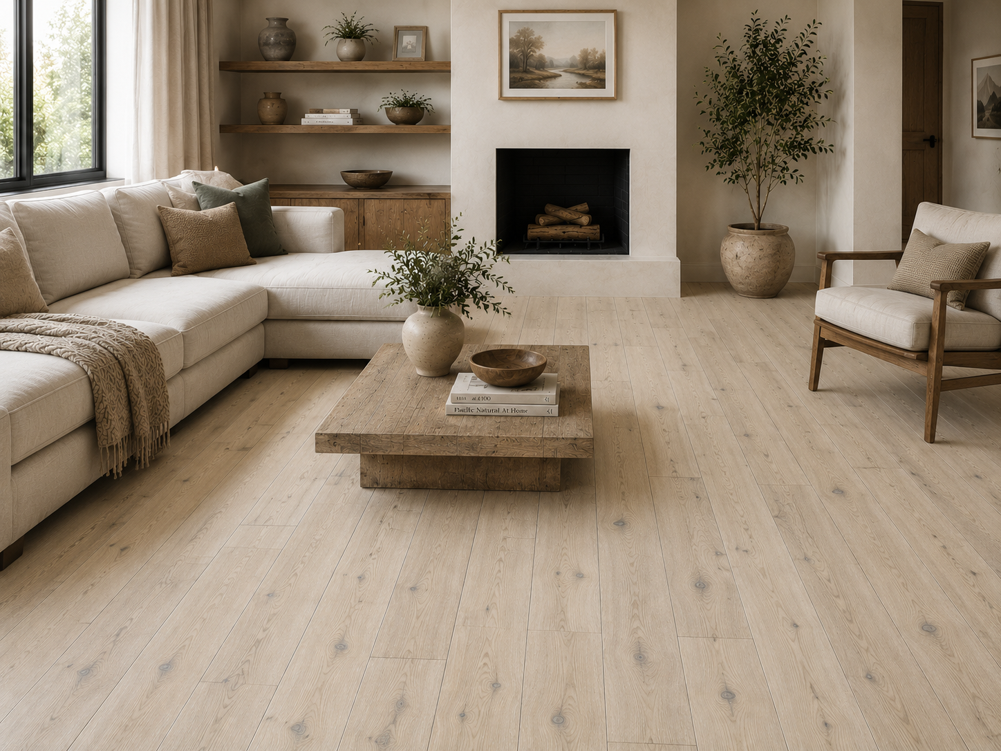 14/3 x 150mm Invisible European Oak Engineered Plank - EFL2018