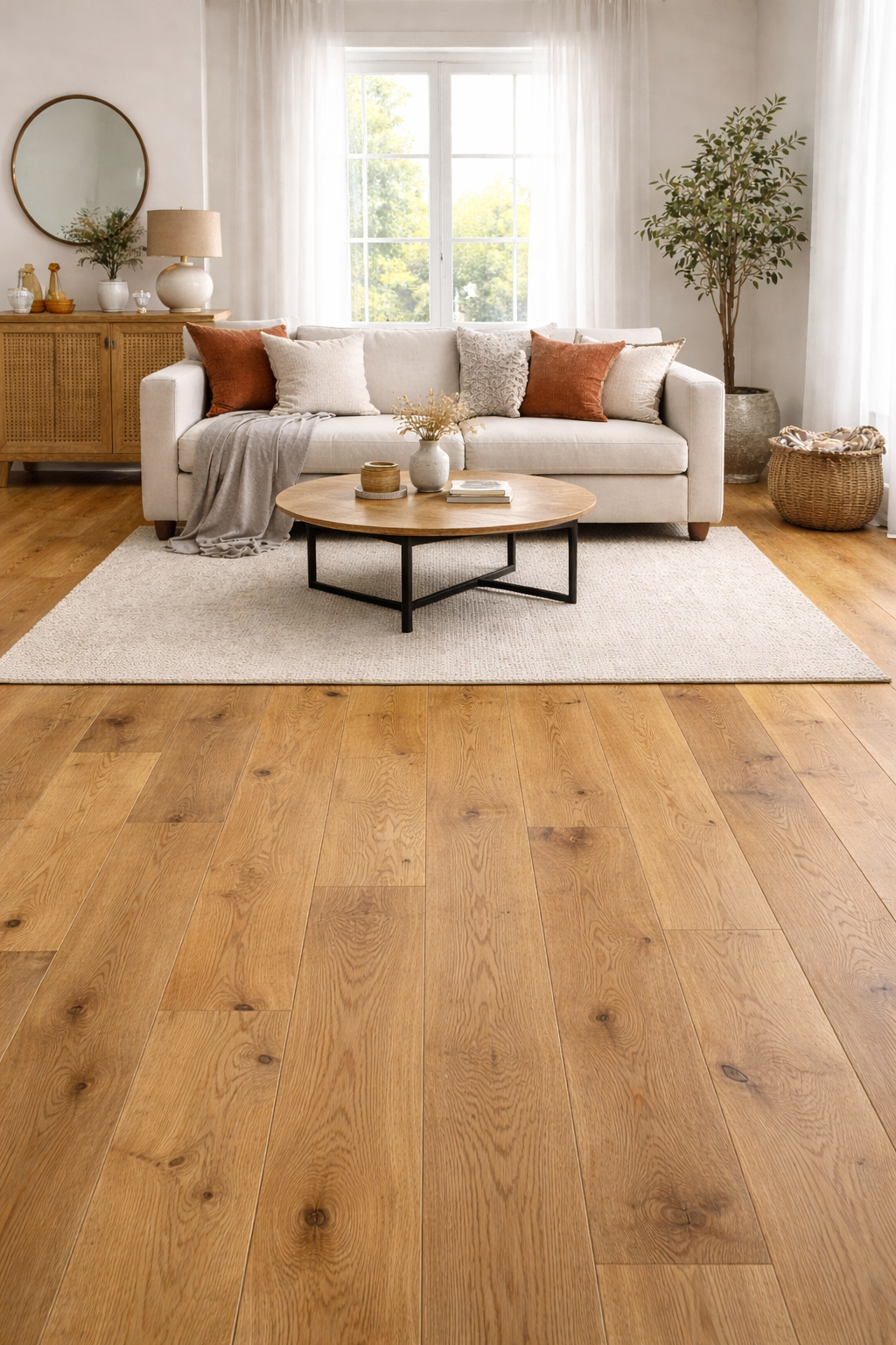 15/4 x 190mm Natural European Oak Engineered Plank