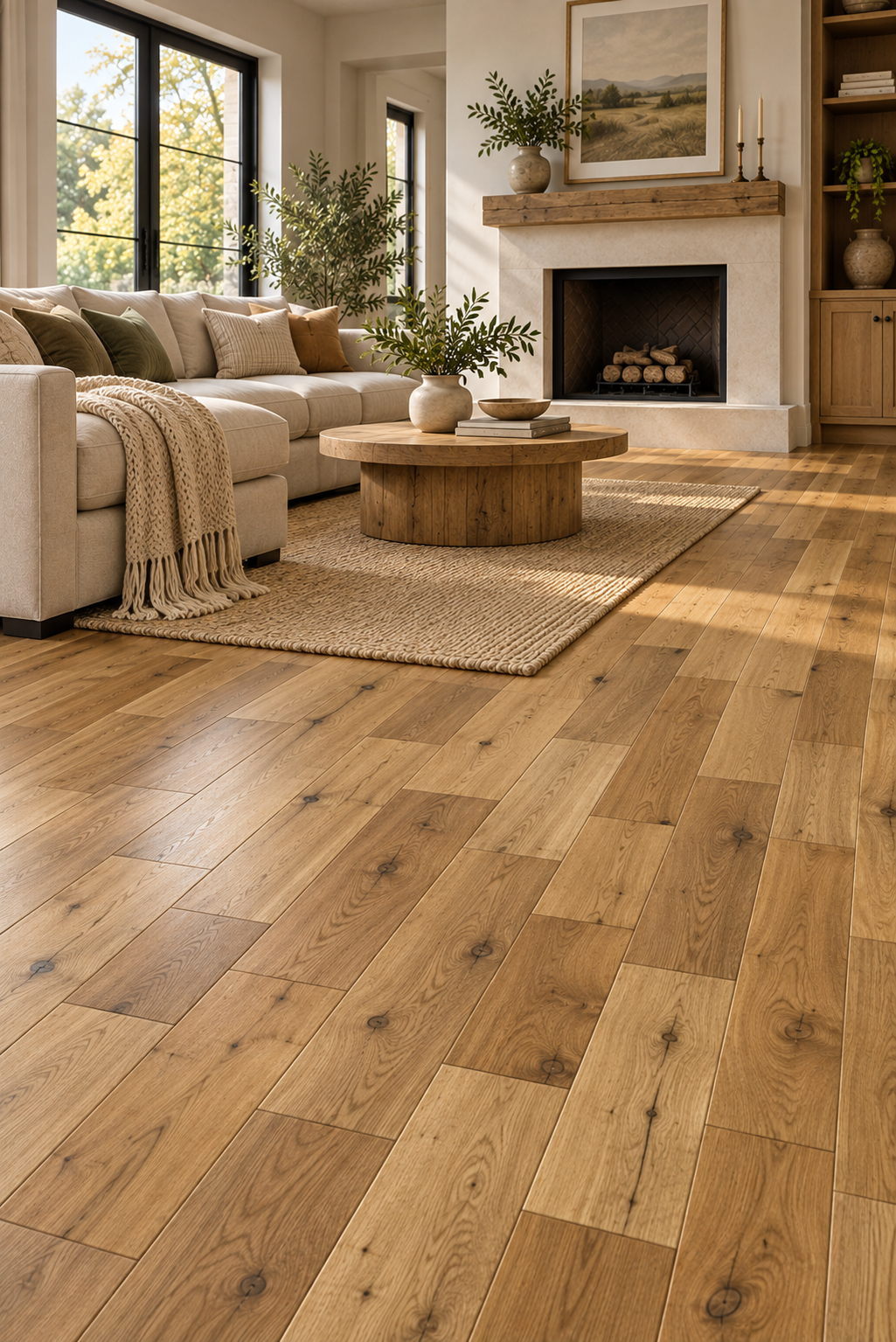 18/4 x 125mm Natural European Oak Engineered Plank - M3045